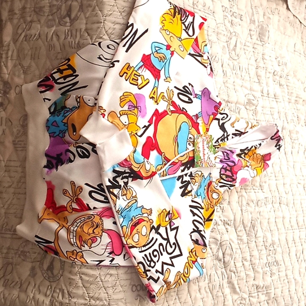 Nickelodeon 90's Character Hoodie NWT